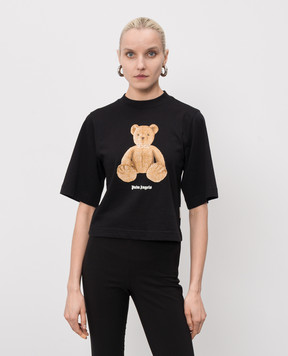 Palm Angels Black Bear T-shirt PWAA079S26JER006
