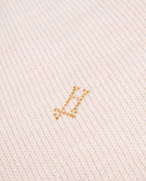 Herno Beige wool hat with logo BER00057D70166