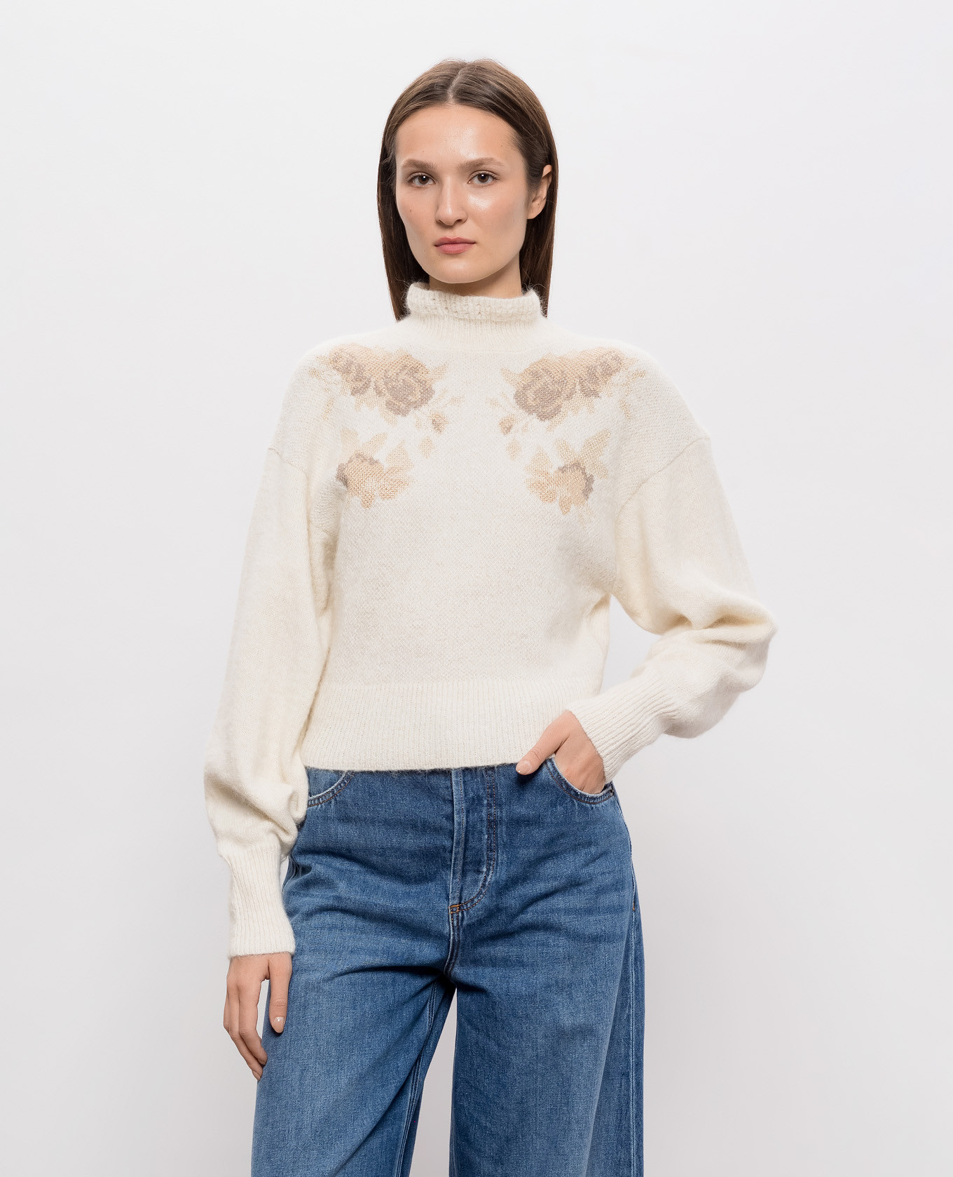 Ivory sweater Twinset 3