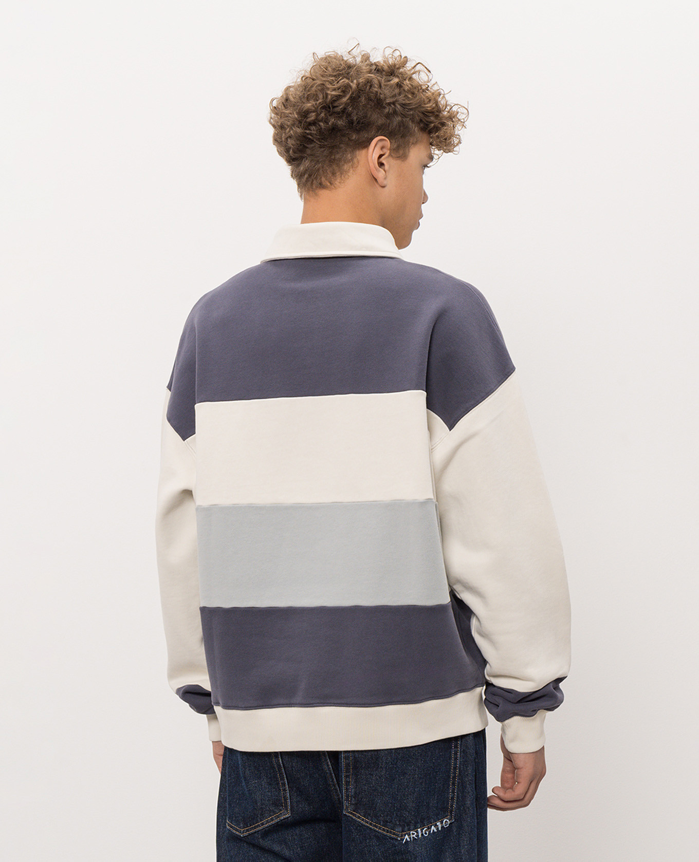 Anchor polo-collar sweatshirt Axel Arigato 4