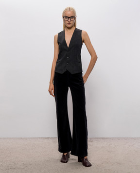 Maison Margiela MM6 Striped wool vest S62FB0089MTN199