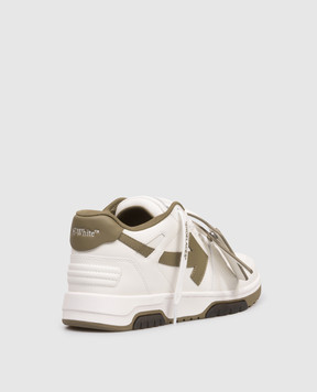 Off-White Out Of Office white leather sneakers with emblem OWIA259S26LEA001