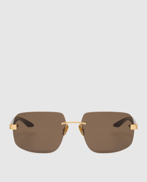 Stefano Ricci Prestige gold sunglasses SG32OMEWOOD