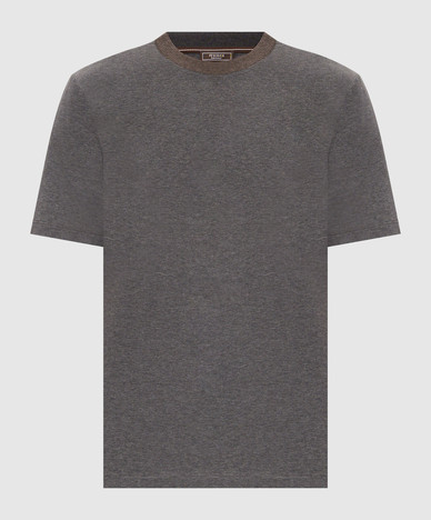 Graues T-Shirt mit Aufdruck