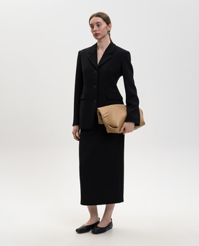 The Row Black Fontana wool jacket 10475W2893
