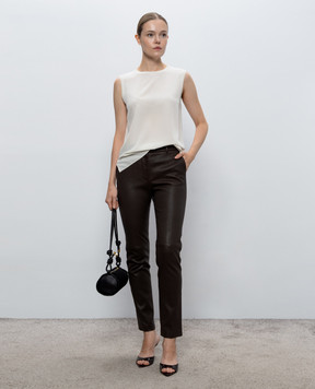 JOSEPH Bley ivory silk top JF010163