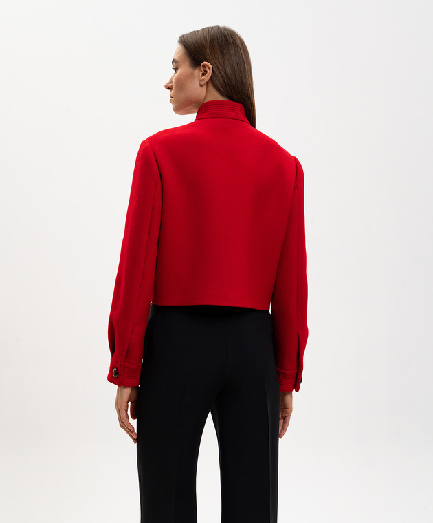 Valentino - Red wool and silk jacket 8B3CJ5C55KJ - shop with