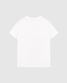 Dolce&Gabbana Children's white T-shirt with lace L5JTQMG7PYG812+