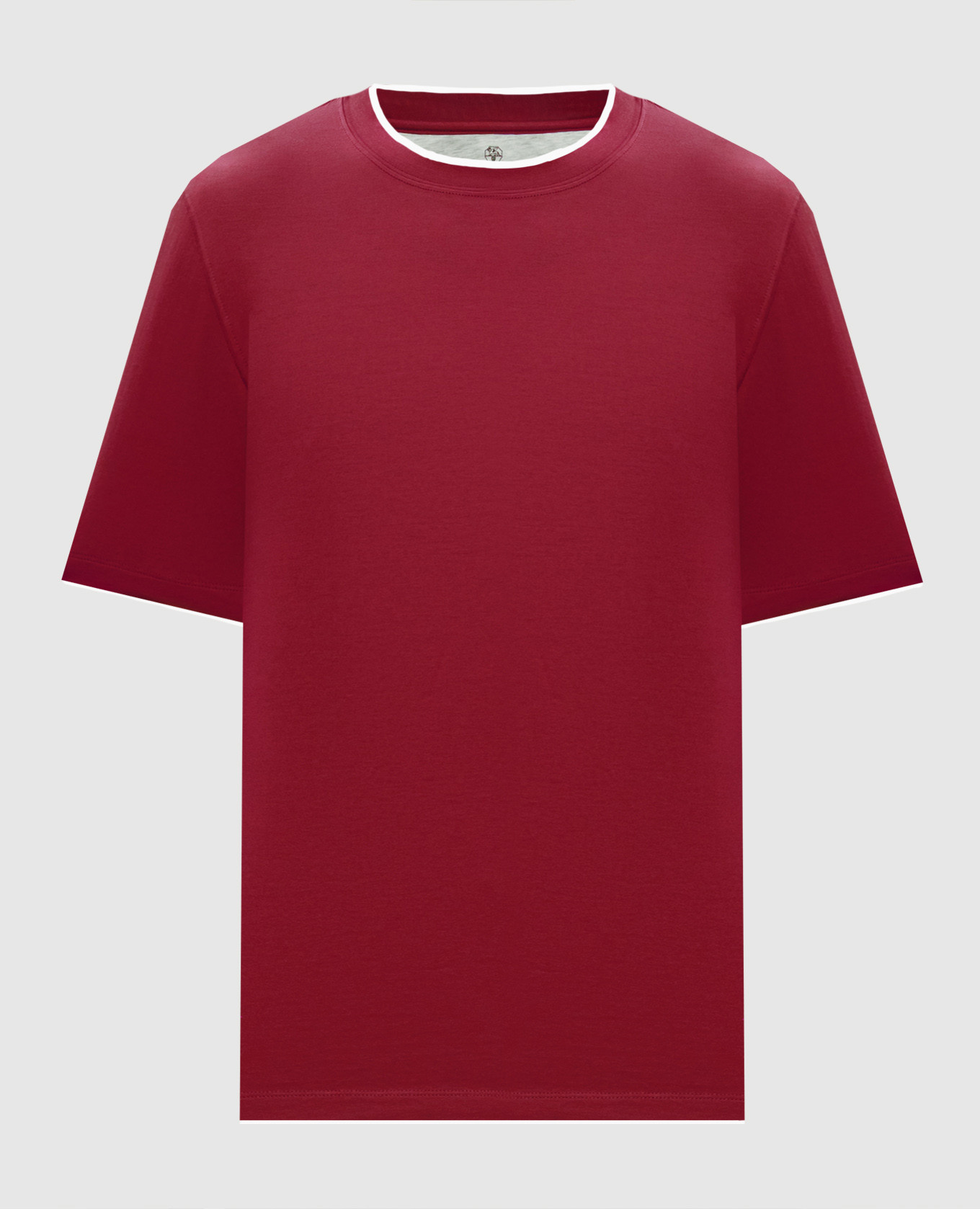 Burgundy layered T-shirt