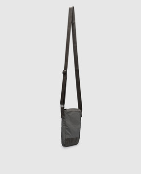 C.P. Company Plain Paper Touch Gray Phone Bag MAC157A110188M