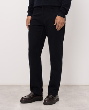 Trussardi Dark blue jeans with a patch P417H304983NMJ380D20