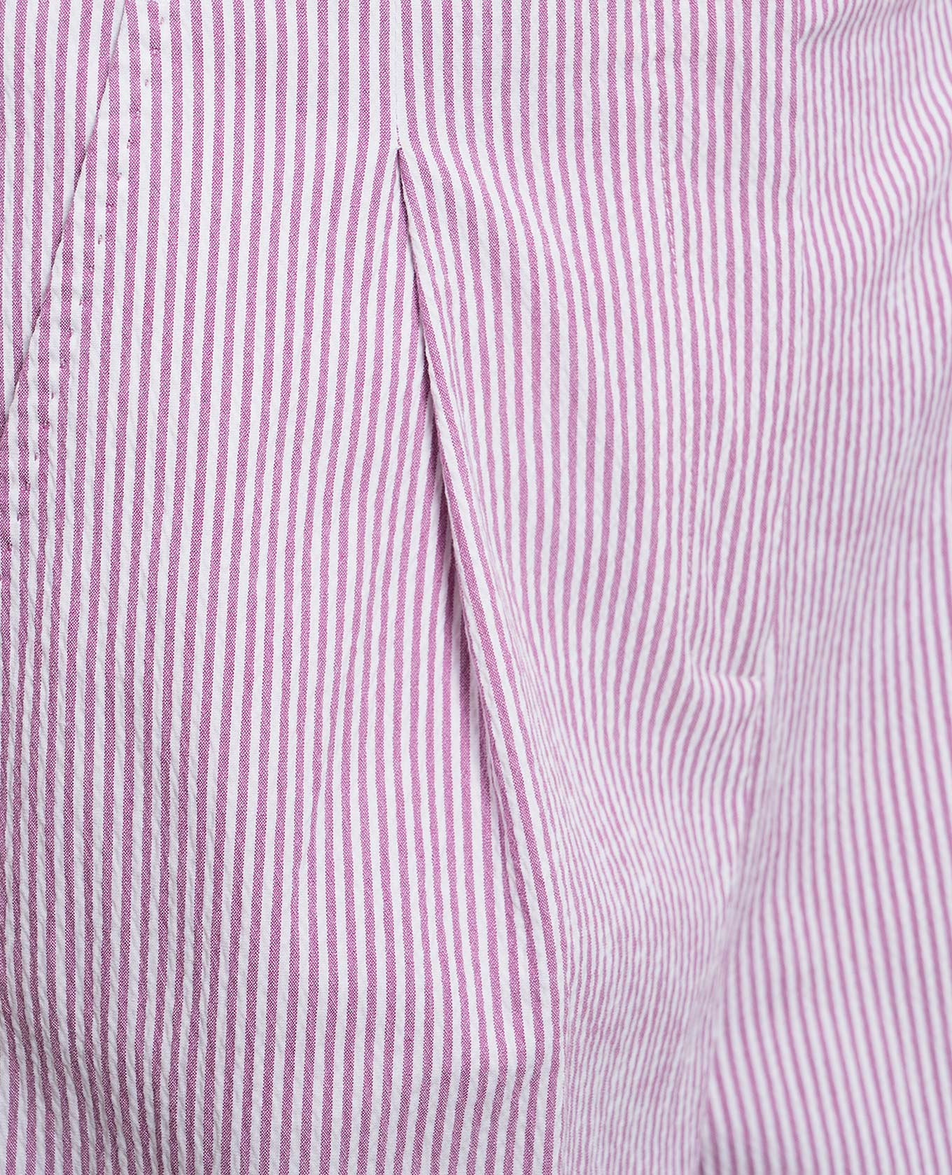 

Purple striped shorts with cuffs Peserico, Violet