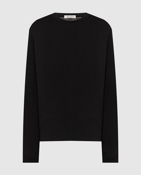 Stefan Brandt Black Enno cashmere sweater ENNOLAMOWSEA