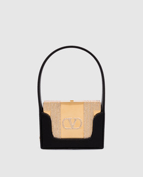 Valentino Minaumorphe gold-tone minoudière with Swarovski crystals 7W0B0S45EZJ