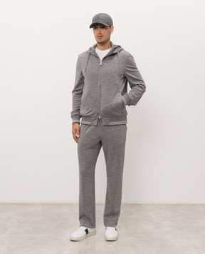 CAPOBIANCO Gray wool tracksuit 21M410BT00C21M708BT00