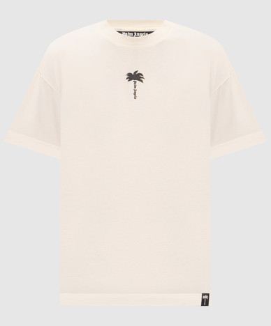 Ivory T-shirt with print