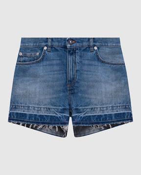 Givenchy Blue denim shorts BW51AQ517Z