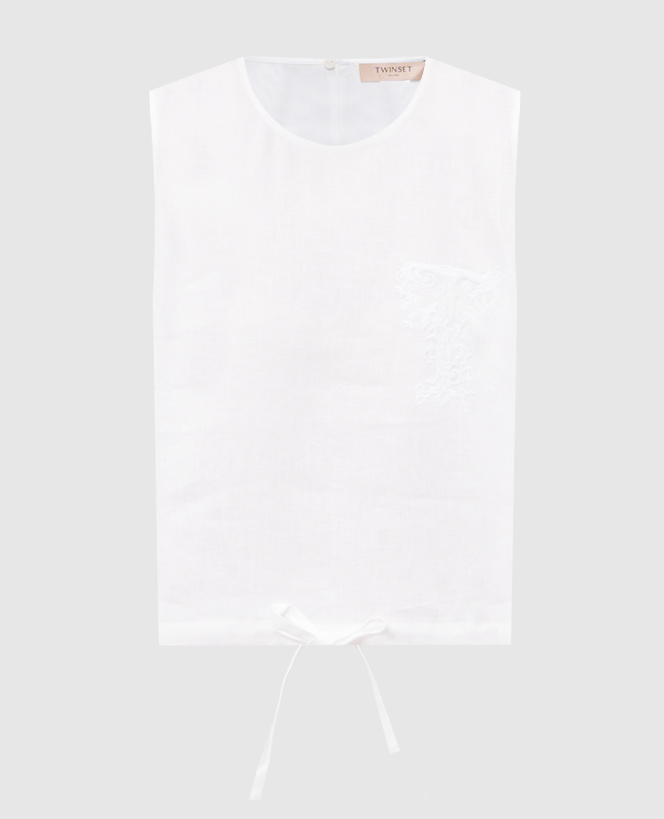 

White linen top Twinset