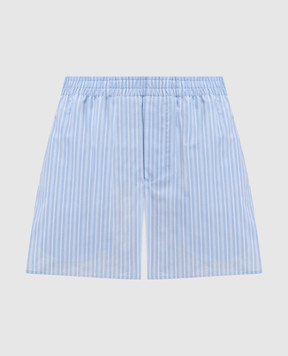 Ami Paris Blue striped shorts USO806CO0219