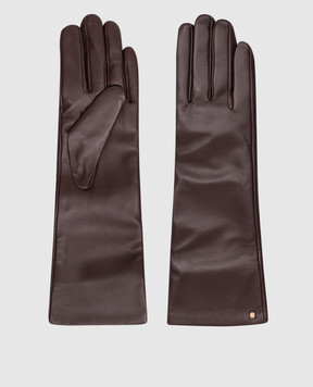 Gianni Chiarini Brown leather gloves GNA1525NA