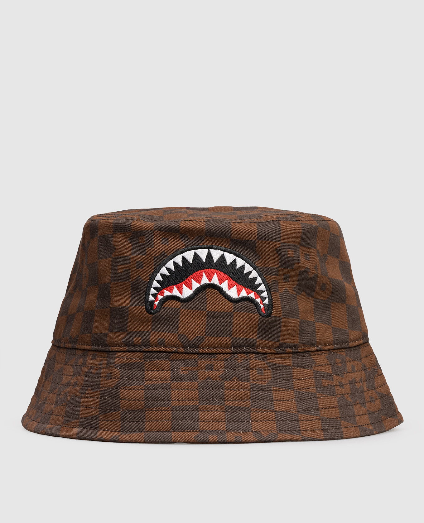 

Children's brown checked panama hat Sprayground