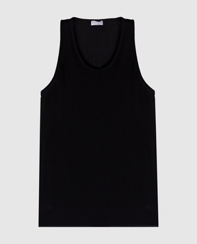 Brunello Cucinelli Black silk top MB993DZ300