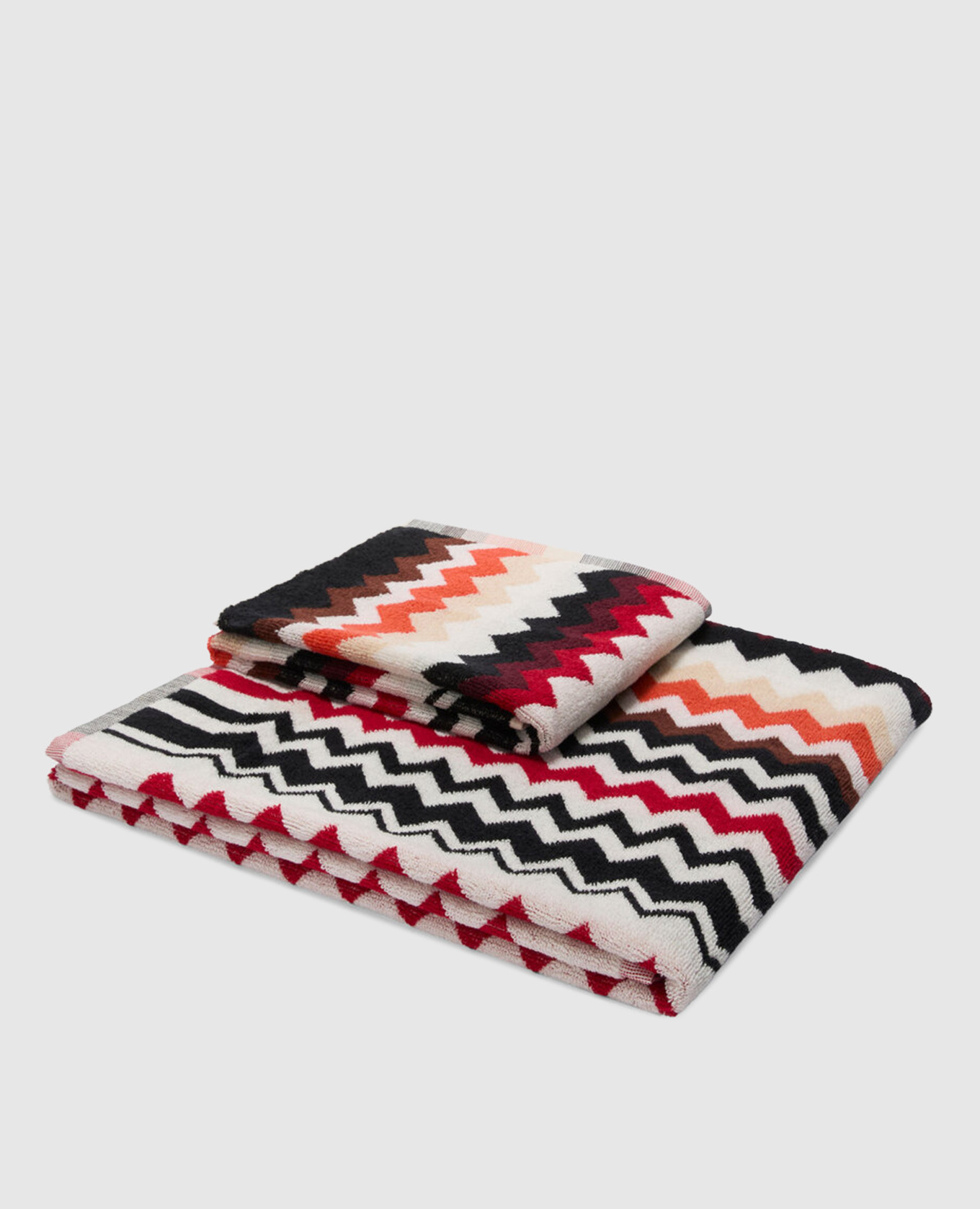 

Set of terry towels Best with branded pattern 2 pcs Missoni Home, White
