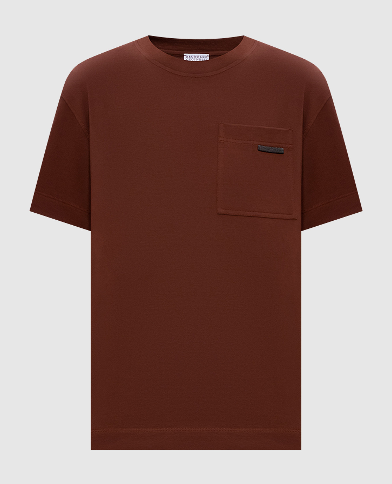 Brown T-shirt with pocket
