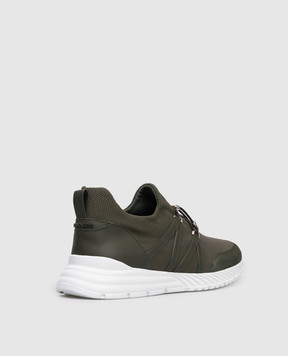 Stefano Ricci Green combination sneakers with monogram logo UV689G6536TWYSDP