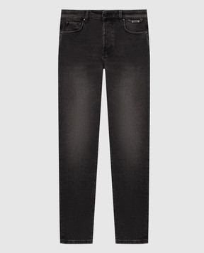 Iceberg Black jeans with a worn effect 28030255