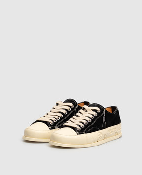 Premiata Vincentd black napped leather sneakers VINCED158613