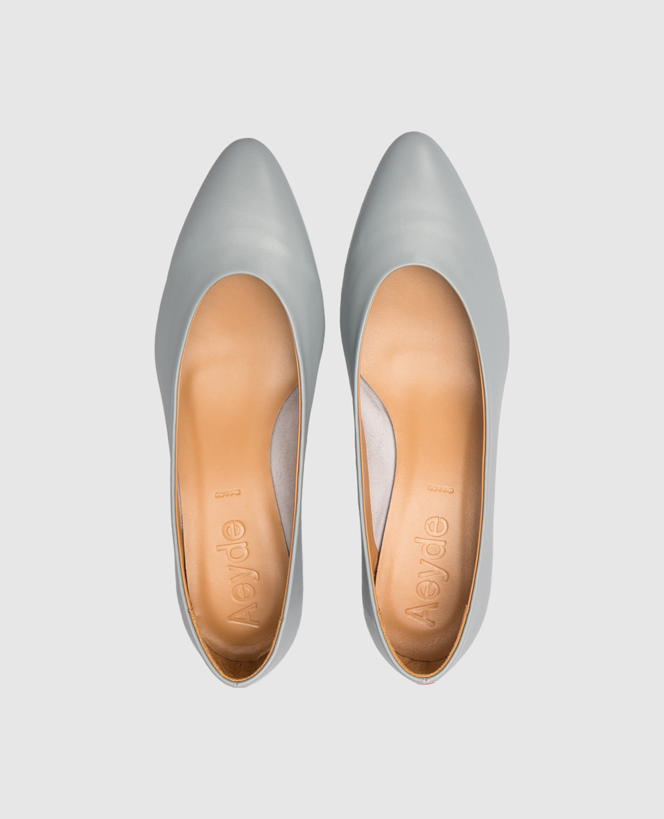 

Helia blue leather shoes Aeyde, Light blue