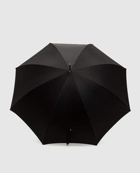 Pasotti Black Luxury Cobra Cane Umbrella OMITUO478MINICHEVRON9