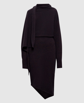 The Attico Wool and cashmere midi dress 261WCW00324KWS012AA