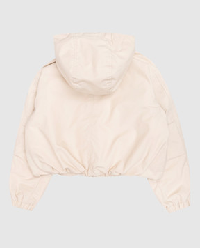 Moncler ENFANT Children's beige down jacket Eucalyptus L19541A0002654ARP1214