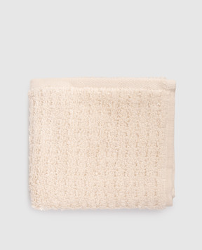 L'appartement Terry beige towel Texture 30x40 TEXTURECOTTONWASHCLOTH