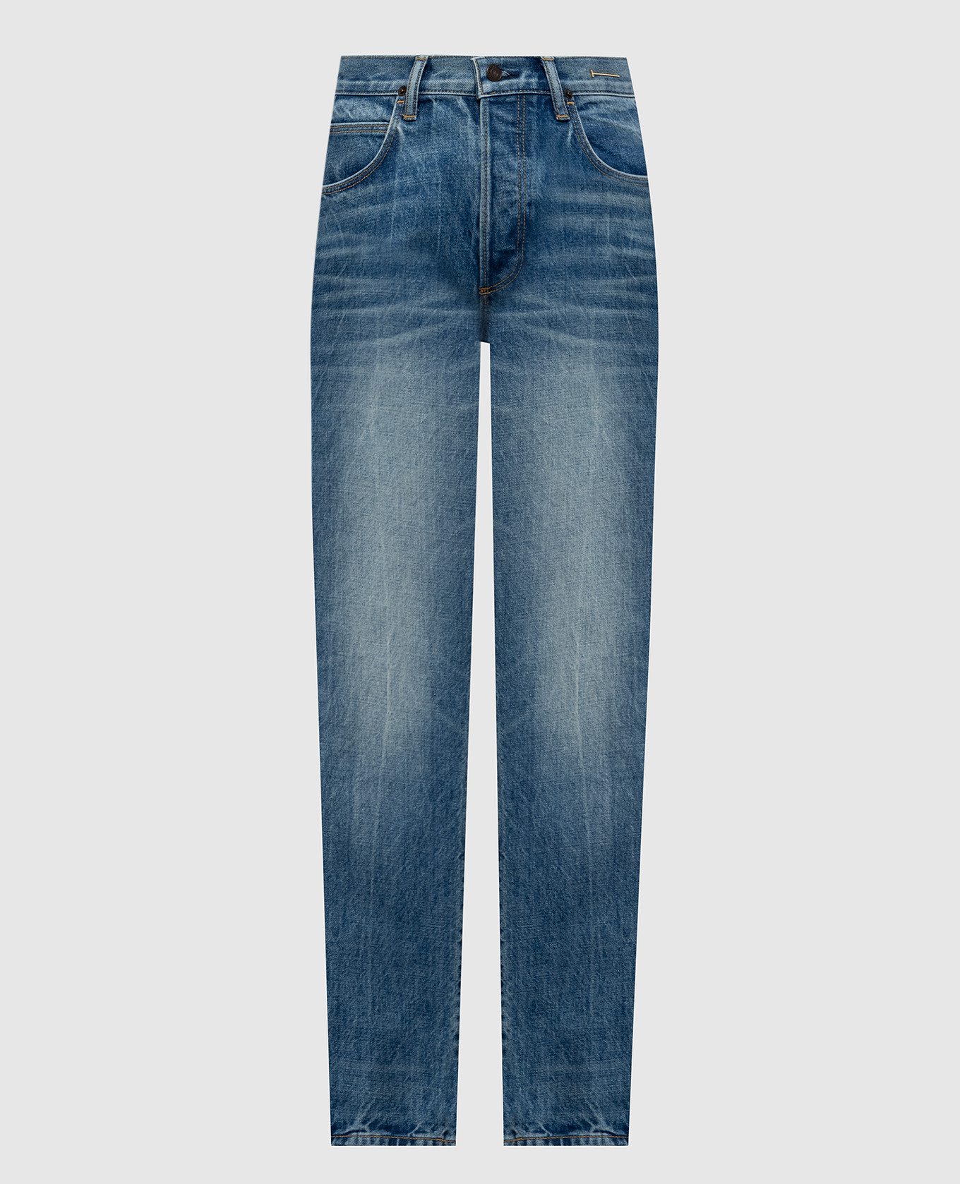 

Blue jeans with a worn effect Tom Ford