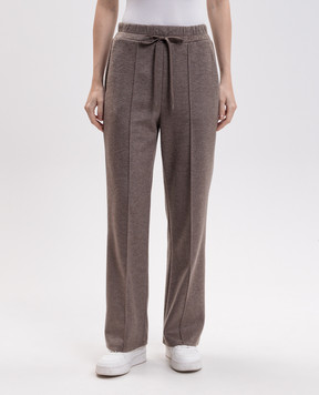 Max Mara Weekend Brown TENDA pants with wool WKDTENDA