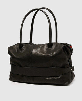 Max & Co Black leather tote bag SAMBAG MCASAMBAG