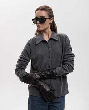 Gianni Chiarini Black leather gloves GNA1525NA