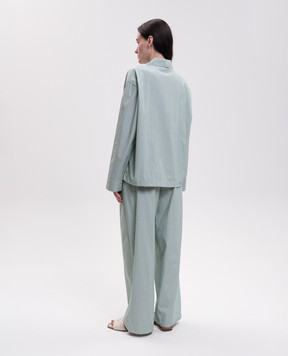 Dore & Rose Green striped pajamas LONGSLEEVESTRIPEDPJ