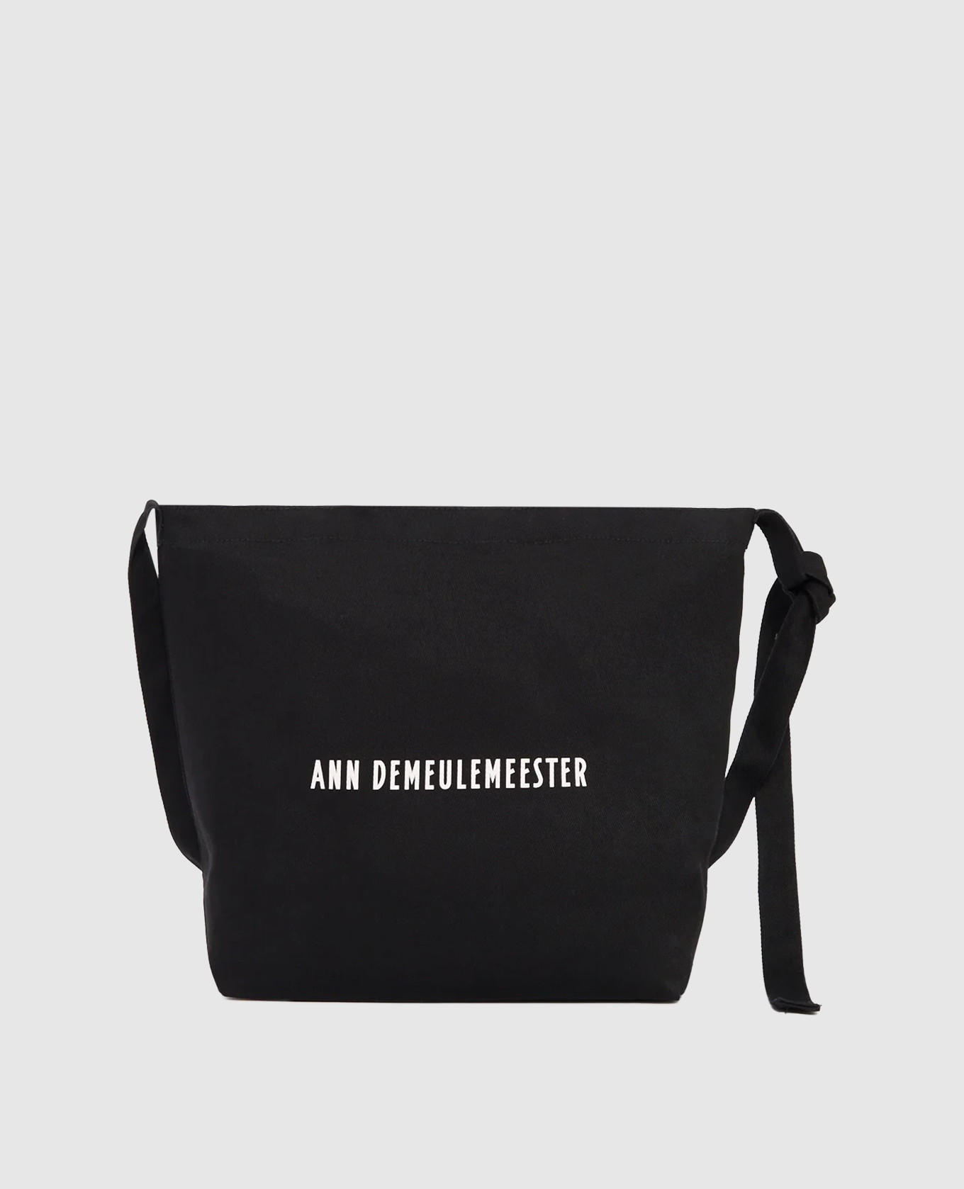 

Black bag with contrast logo print Ann Demeulemeester