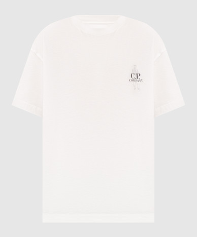 White T-shirt with print