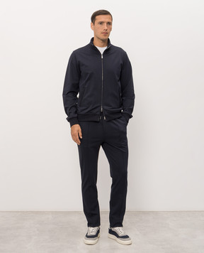 MooRER Blue CRISPIN TUTA tracksuit CRISPINTUTAJ