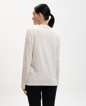 Moncler Beige long sleeve with logo K20938D0000889AUO