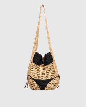 PUCCI Beige woven bag Puccinella 6HBC356H026