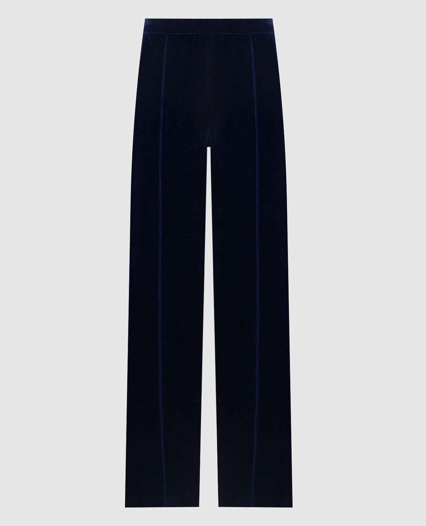 Blue velour pants