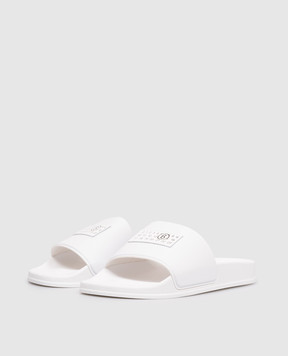 Maison Margiela MM6 Children's white sliders 824352935