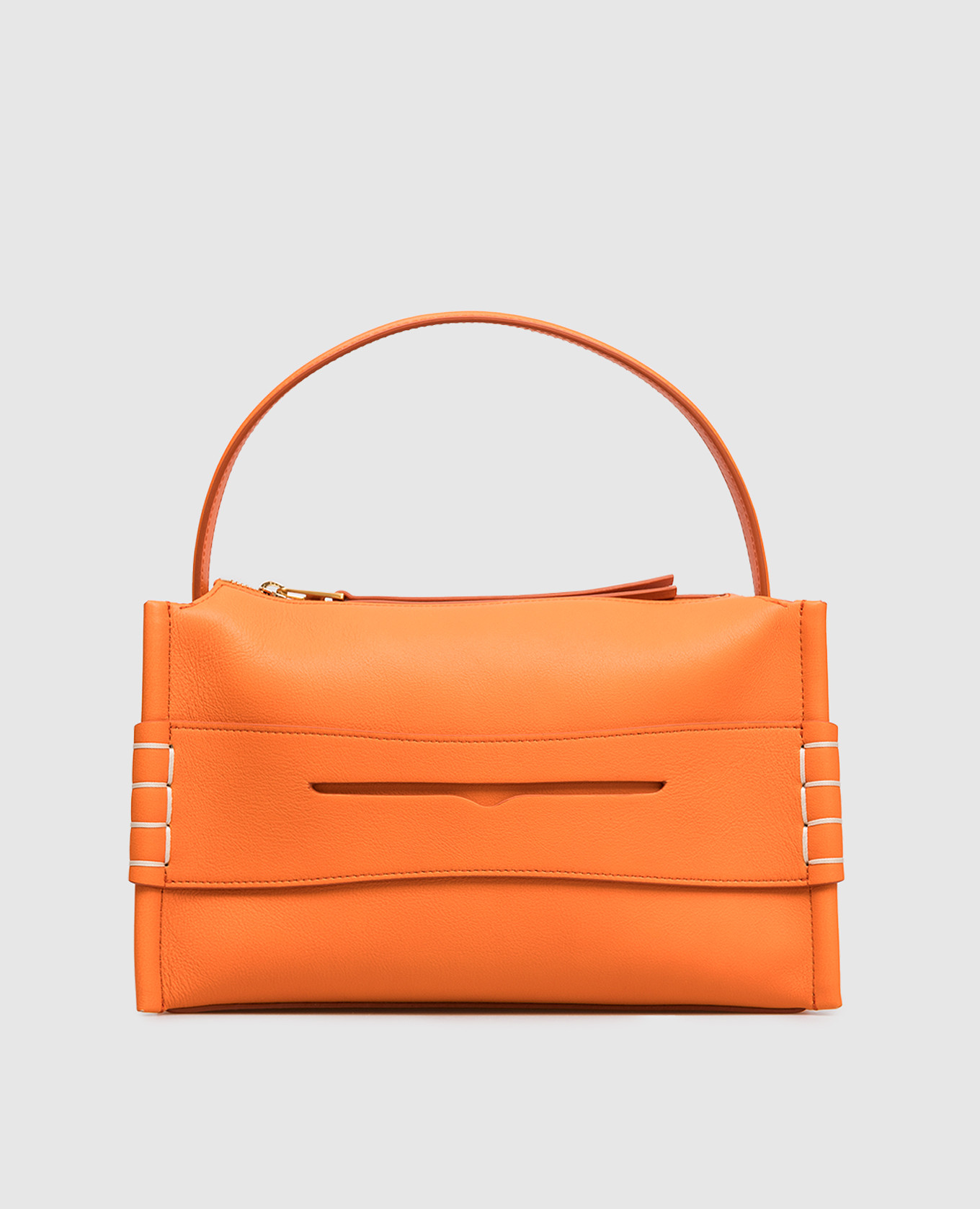 

Orange Leather Loafer Bag JW Anderson