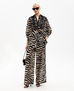 Ermanno Scervino Life Animal print pants D484P700YAJ